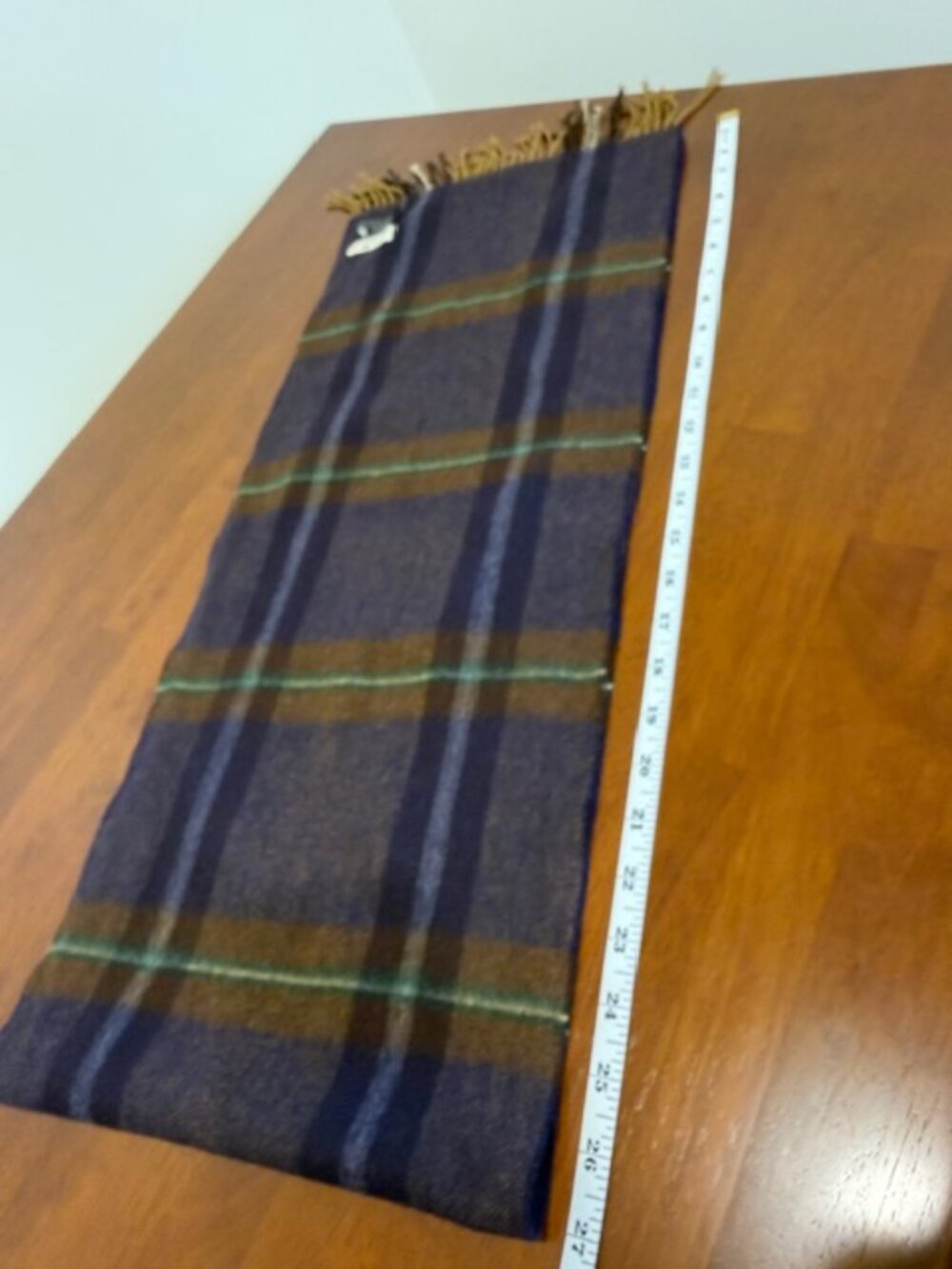 The Scotch House Pure Cashmere Unisex Plaid Scarf. - Picture 10 of 10